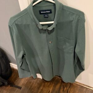 Mizzen+Main Green City Flannel